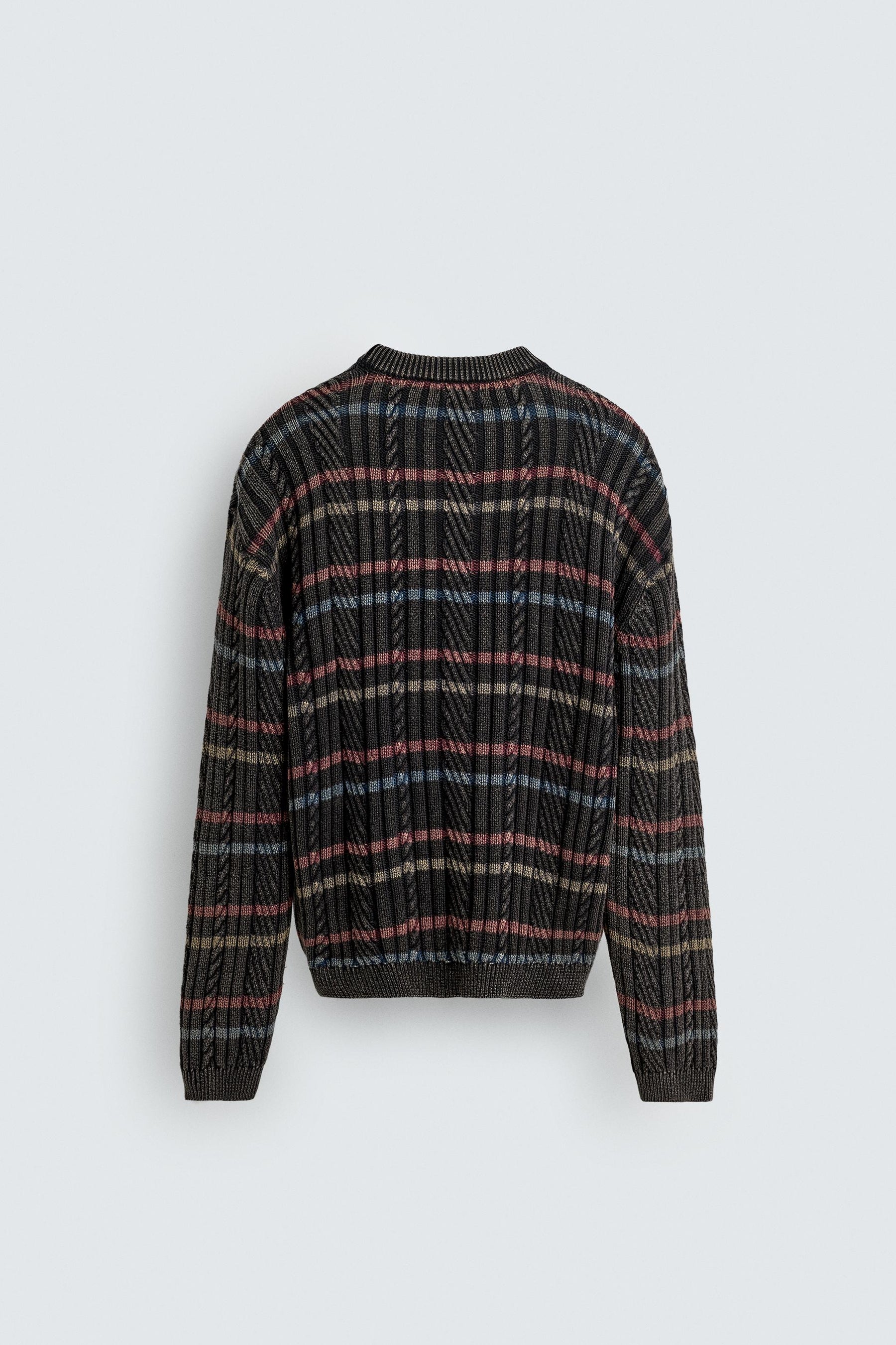 TEXTURED STRIPE SWEATER - Image 7