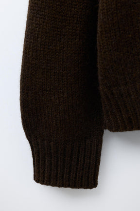 KNIT JUMPER WITH EMBROIDERED REINDEER - Image 5