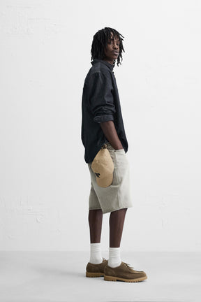 STRAIGHT-LEG DENIM BERMUDA SHORTS - Image 4