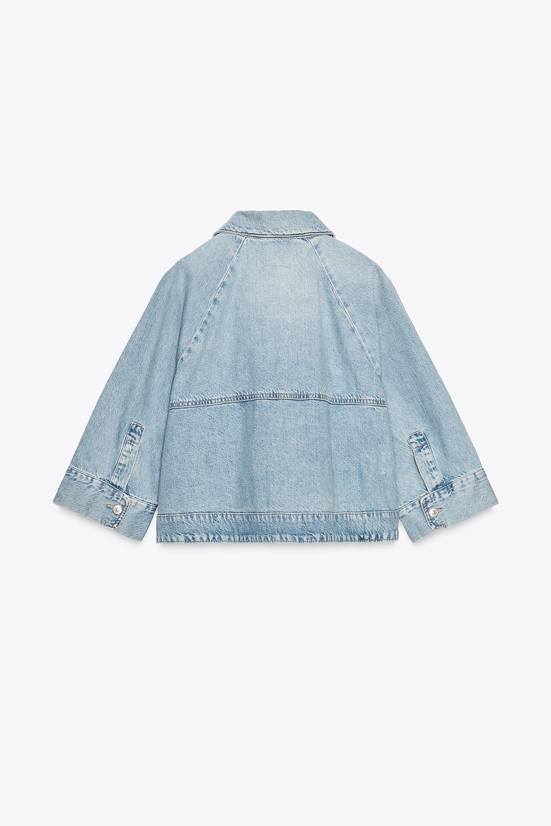 Denim Cape Jacket