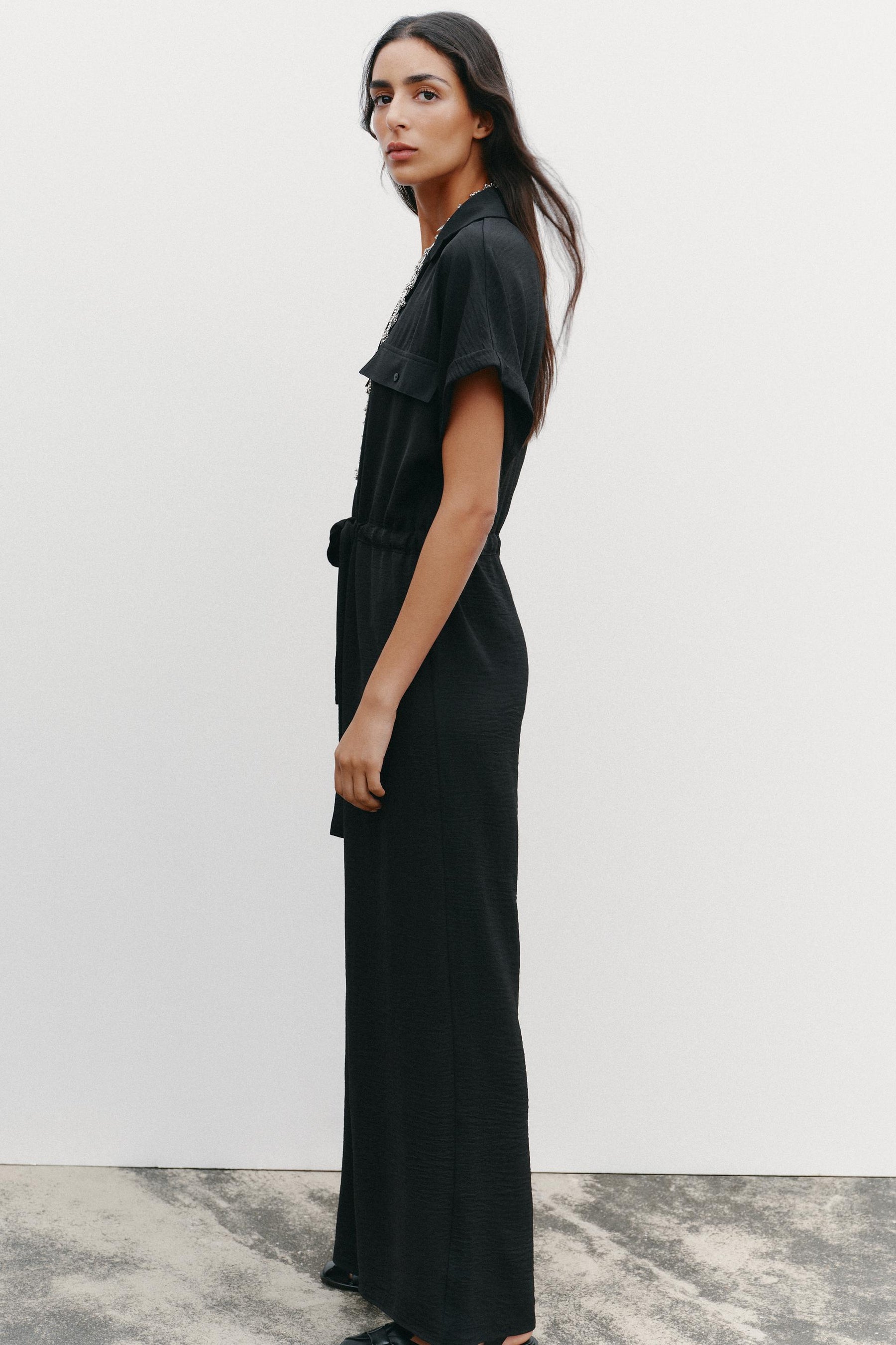 FLOWING JUMPSUIT WITH POCKETS - Image 3