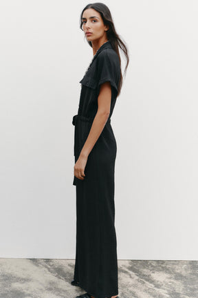 FLOWING JUMPSUIT WITH POCKETS - Image 3