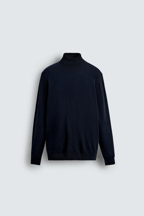 BASIC HIGH NECK SWEATER - Image 6