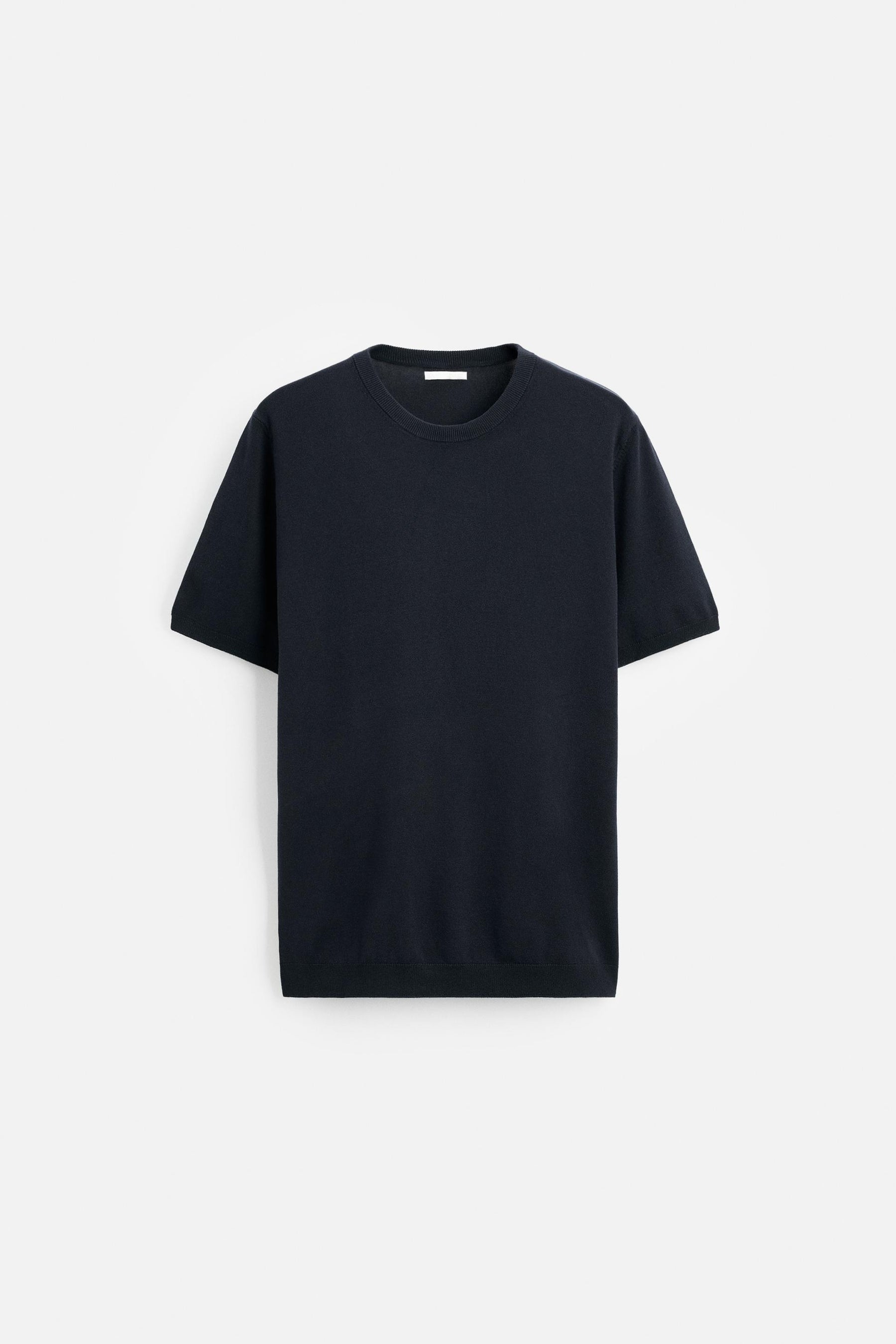 VISCOSE BLEND KNIT T-SHIRT - Image 6