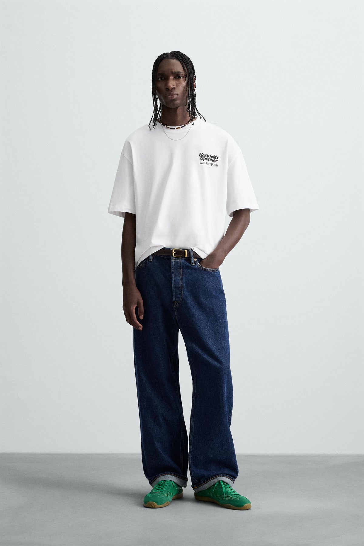 T-SHIRT WITH RAISED PRINTS - Image 1