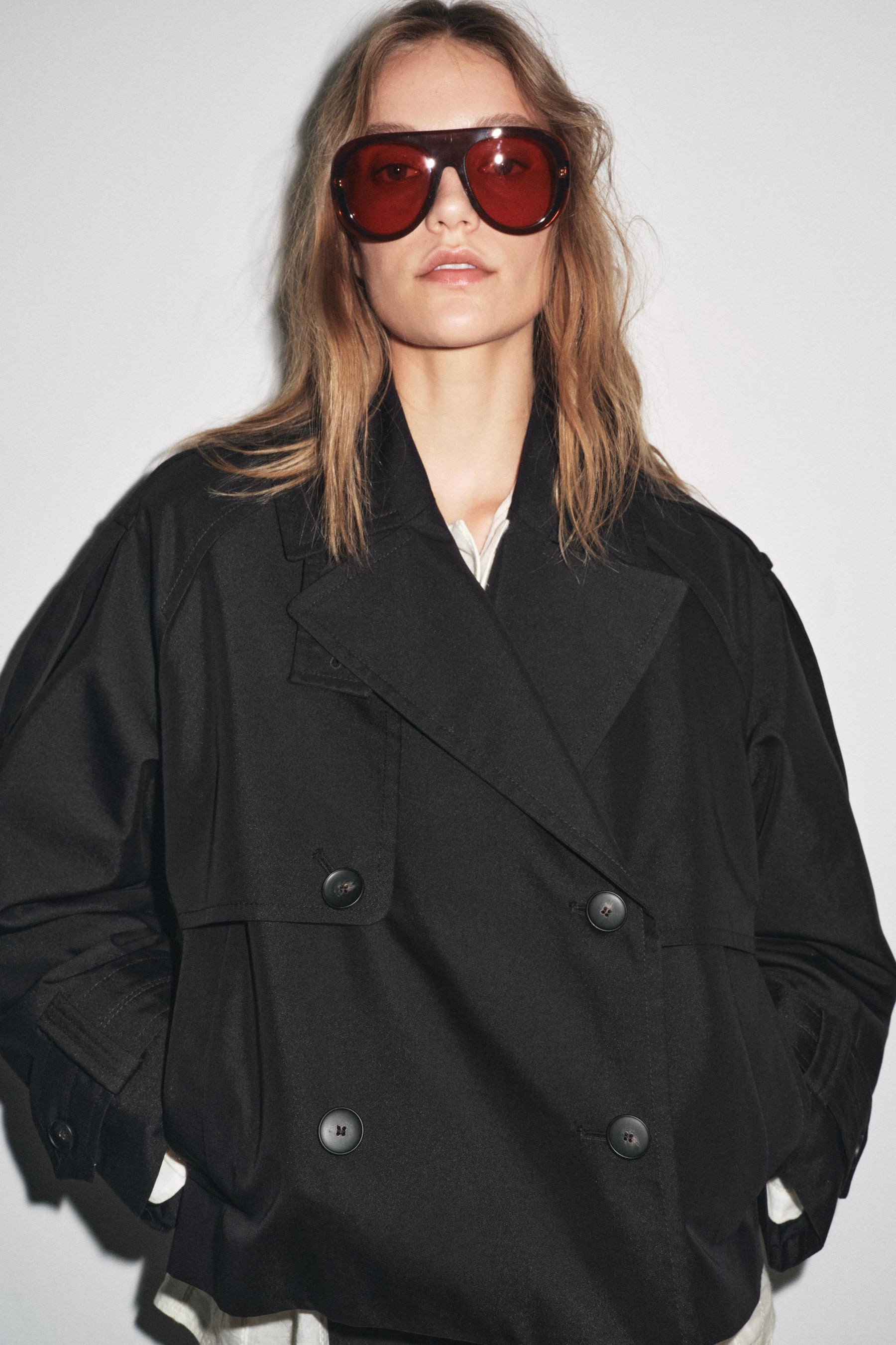 SHORT WATER-REPELLENT TRENCH ZW COLLECTION - Image 1