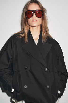 SHORT WATER-REPELLENT TRENCH ZW COLLECTION - Image 1