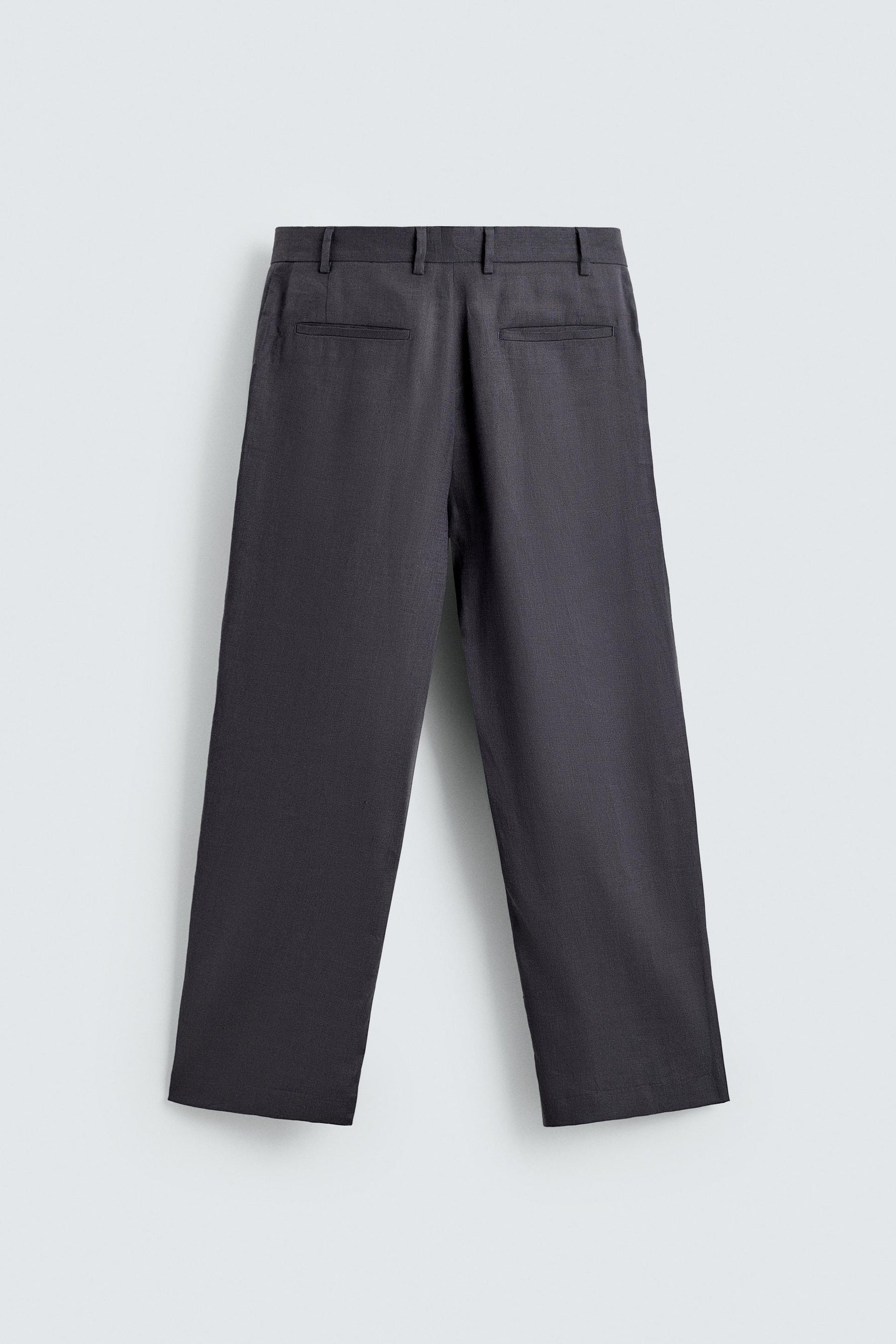 100% LINEN SUIT TROUSERS - Image 7
