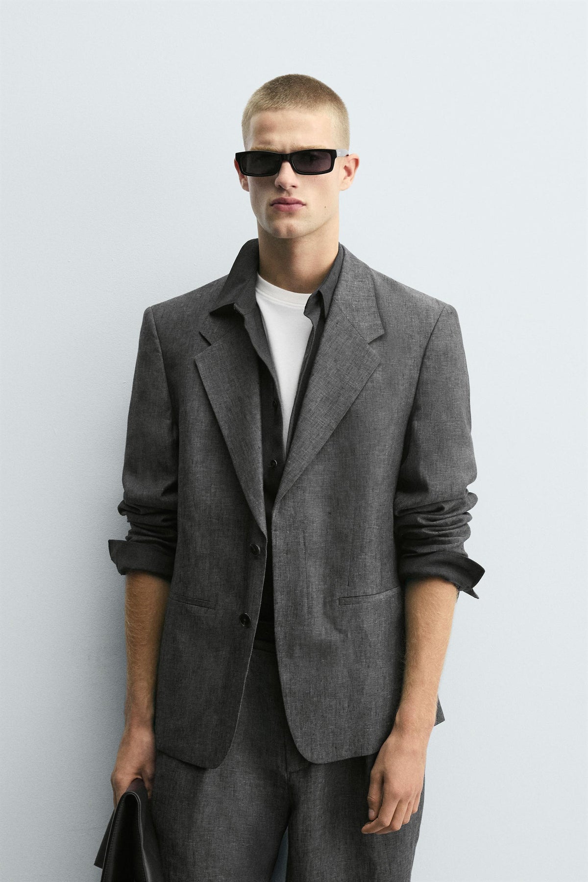 100% LINEN SUIT BLAZER - Image 2