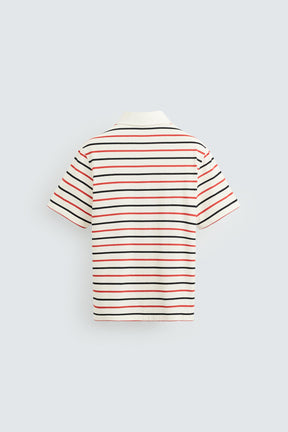 STRIPED POLO SHIRT - Image 7