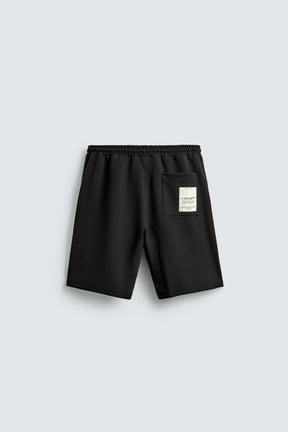 INTERLOCK BERMUDA SHORTS WITH LABEL - Image 8