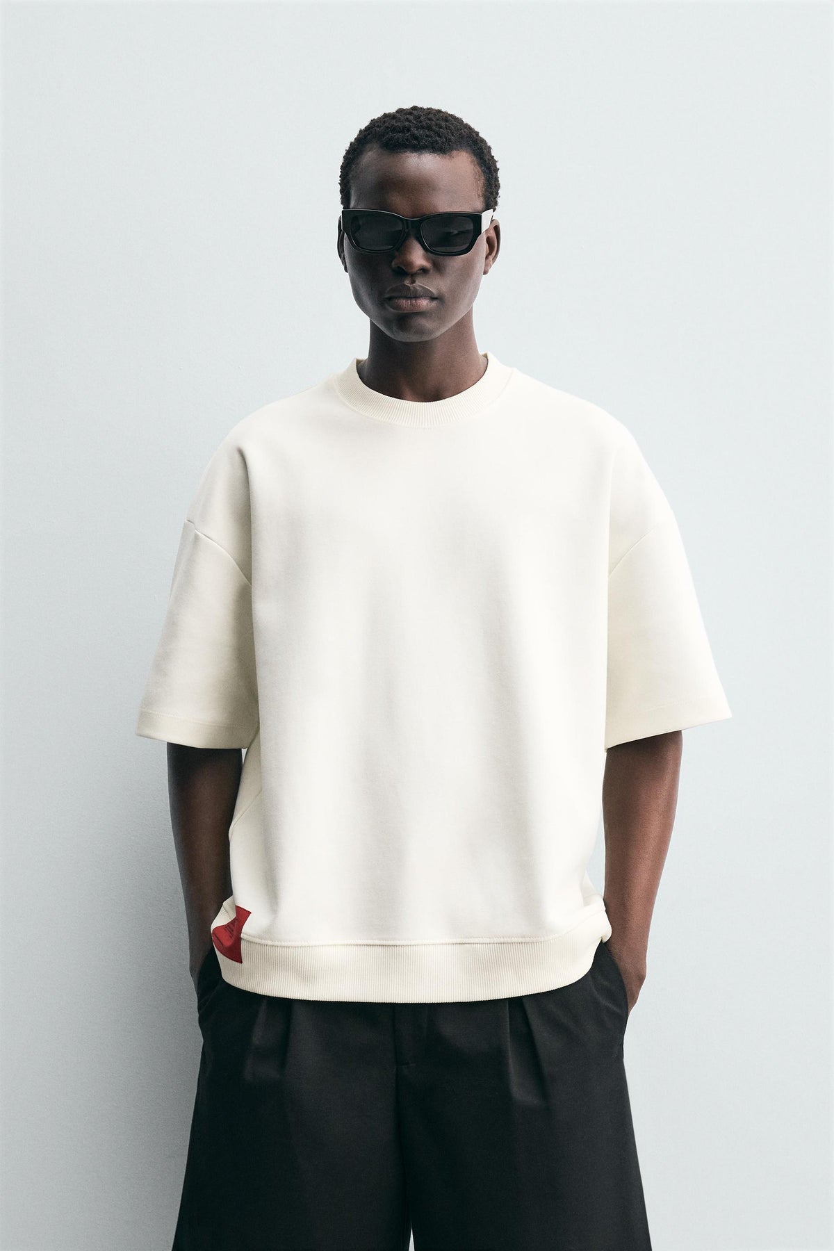 INTERLOCK TECHNICAL LABEL SWEATSHIRT - Image 2