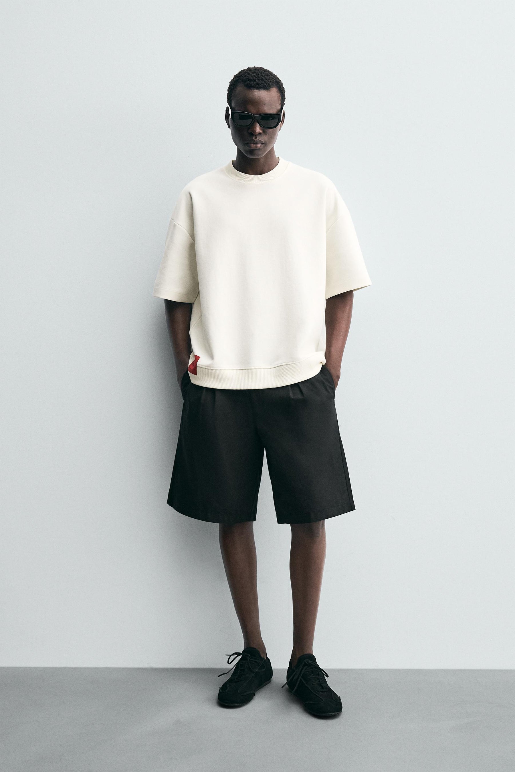 INTERLOCK TECHNICAL LABEL SWEATSHIRT - Image 1