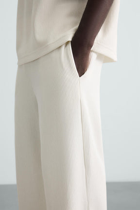 VERTICAL TEXTURED JOGGERS - Image 5