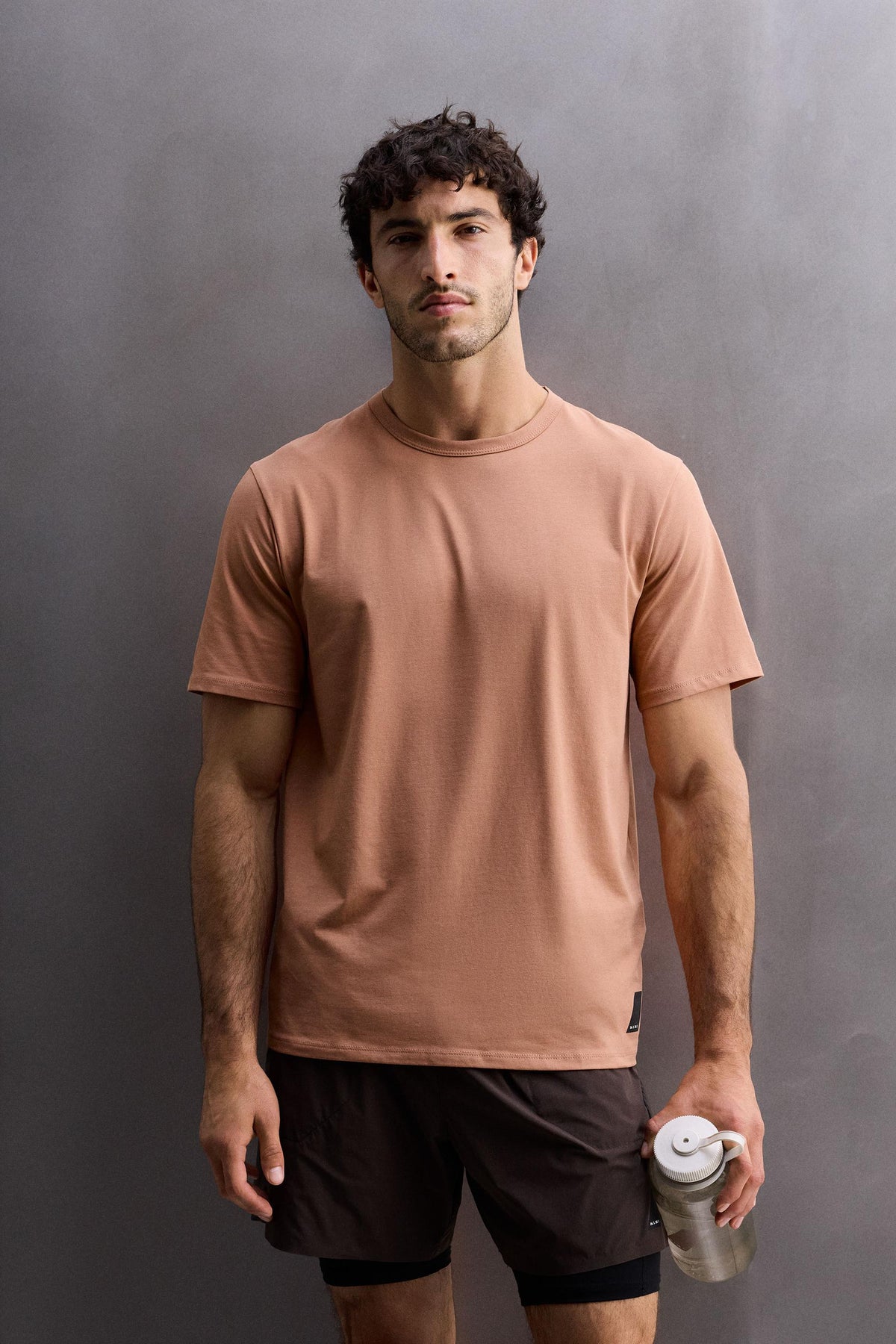 COTTON BLEND TECHNICAL T-SHIRT - Image 2