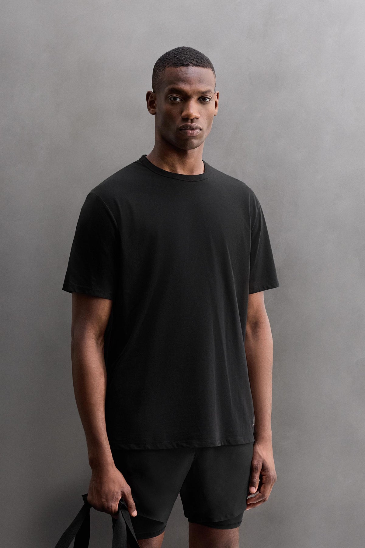 COTTON BLEND TECHNICAL T-SHIRT - Image 2