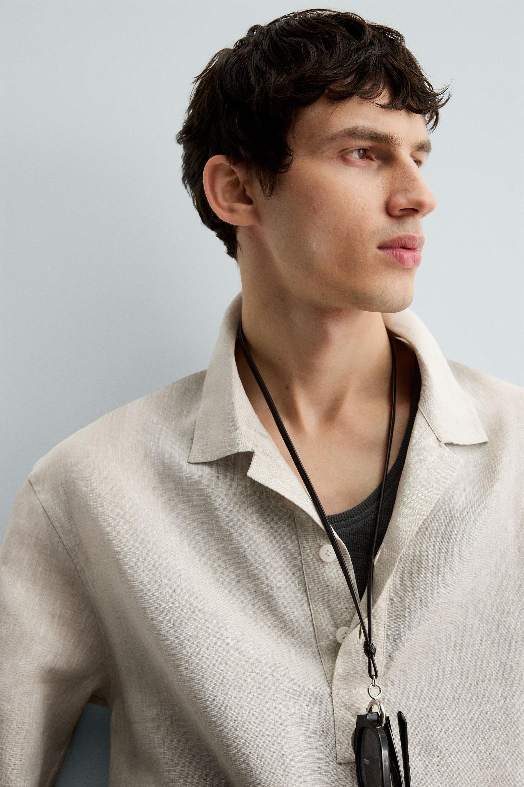 100% LINEN POLO SHIRT - Image 6