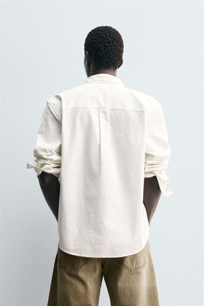 EMBROIDERED COTTON/LINEN SHIRT - Image 3