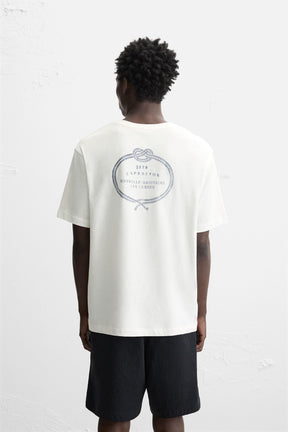 T-SHIRT WITH CONTRAST EMBROIDERY - Image 3
