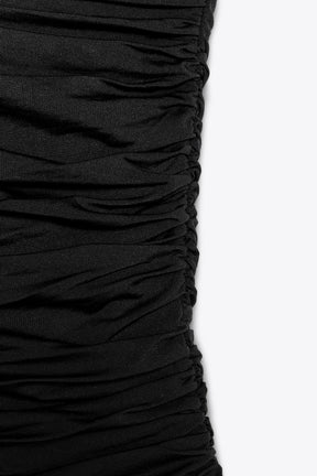 Ruffled Polyamide Bodysuit