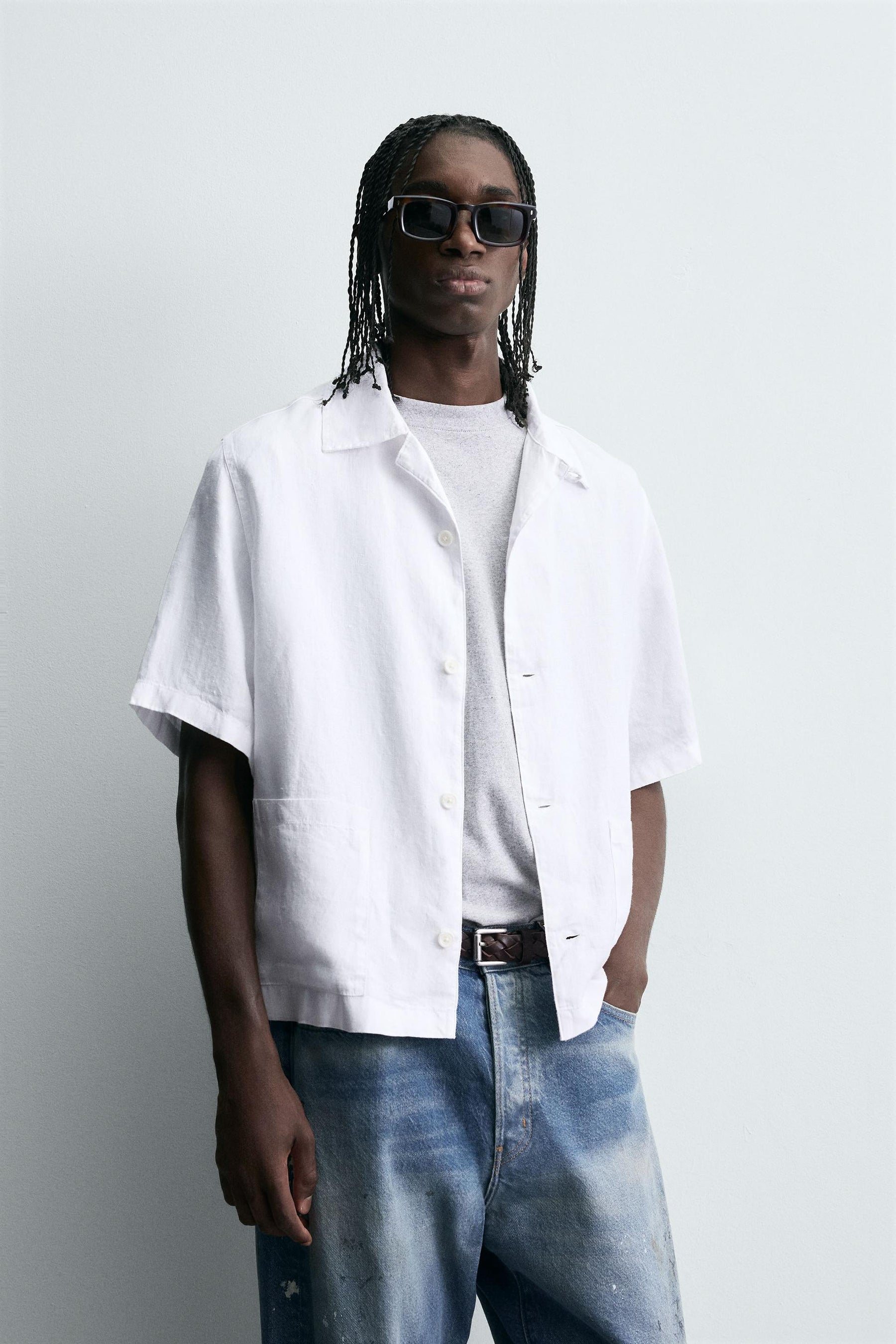 100% HEMP RELAXED FIT SHIRT - Image 2