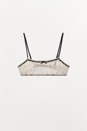CONTRAST BOW BRALETTE