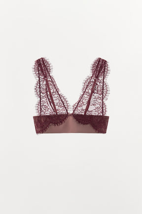 LACE TRIANGLE BRALETTE