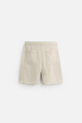 PLEATED FLOWING BERMUDA SHORTS - Image 8