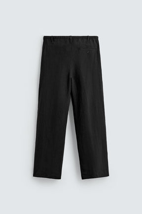 LINEN relaxed fit TROUSERS - Image 8