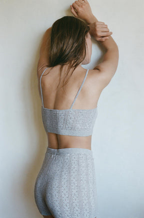 Floral Pointelle Bralette