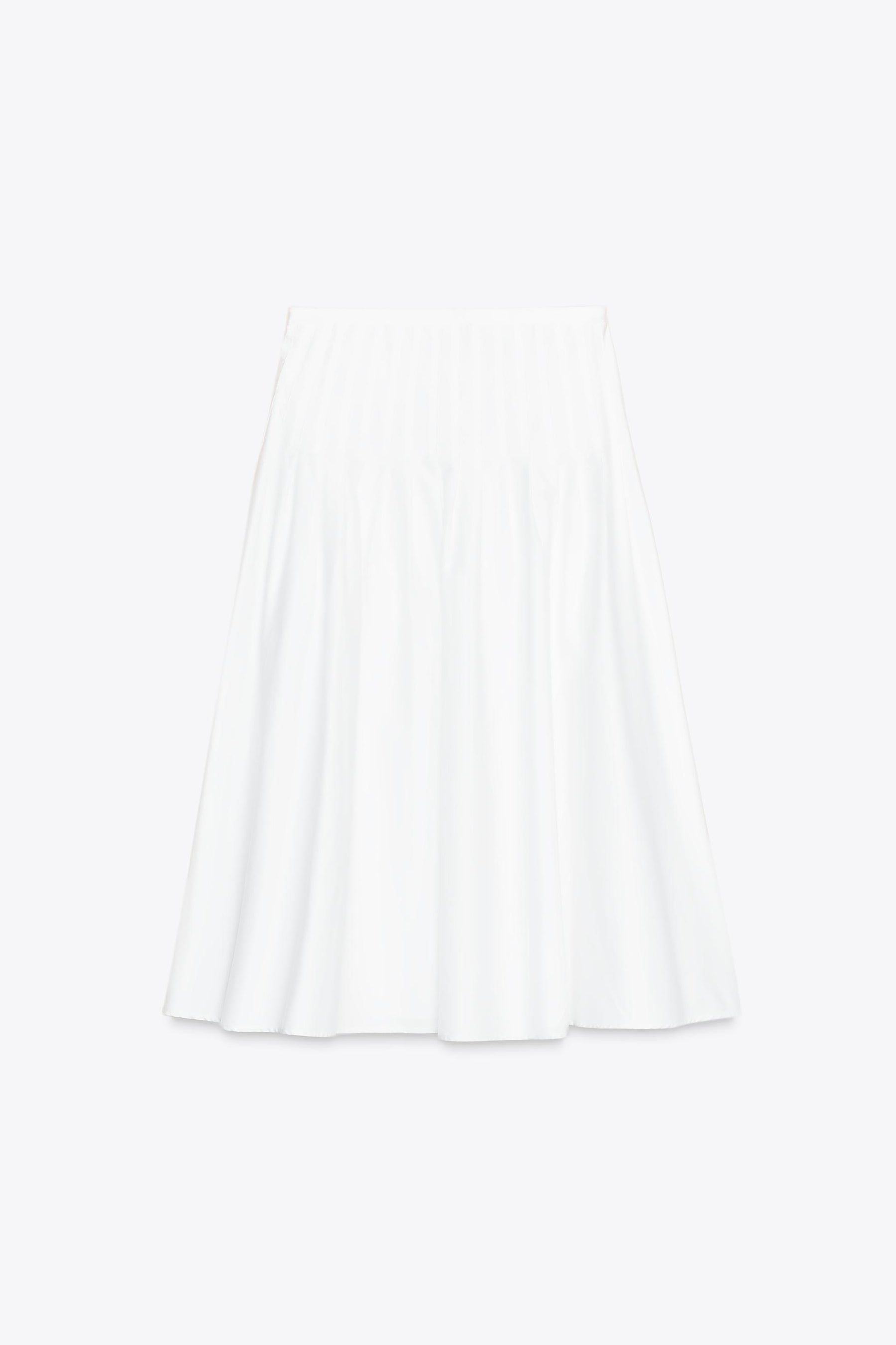 PLEATED MIDI SKIRT