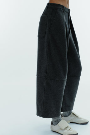 Pleated Balloon Trousers