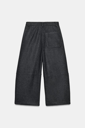 Pleated Balloon Trousers