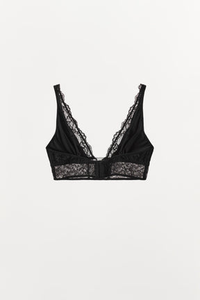 LACE TRIANGLE BRALETTE