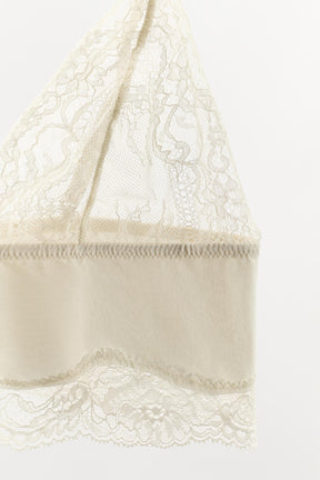 Cotton Lace Bralette