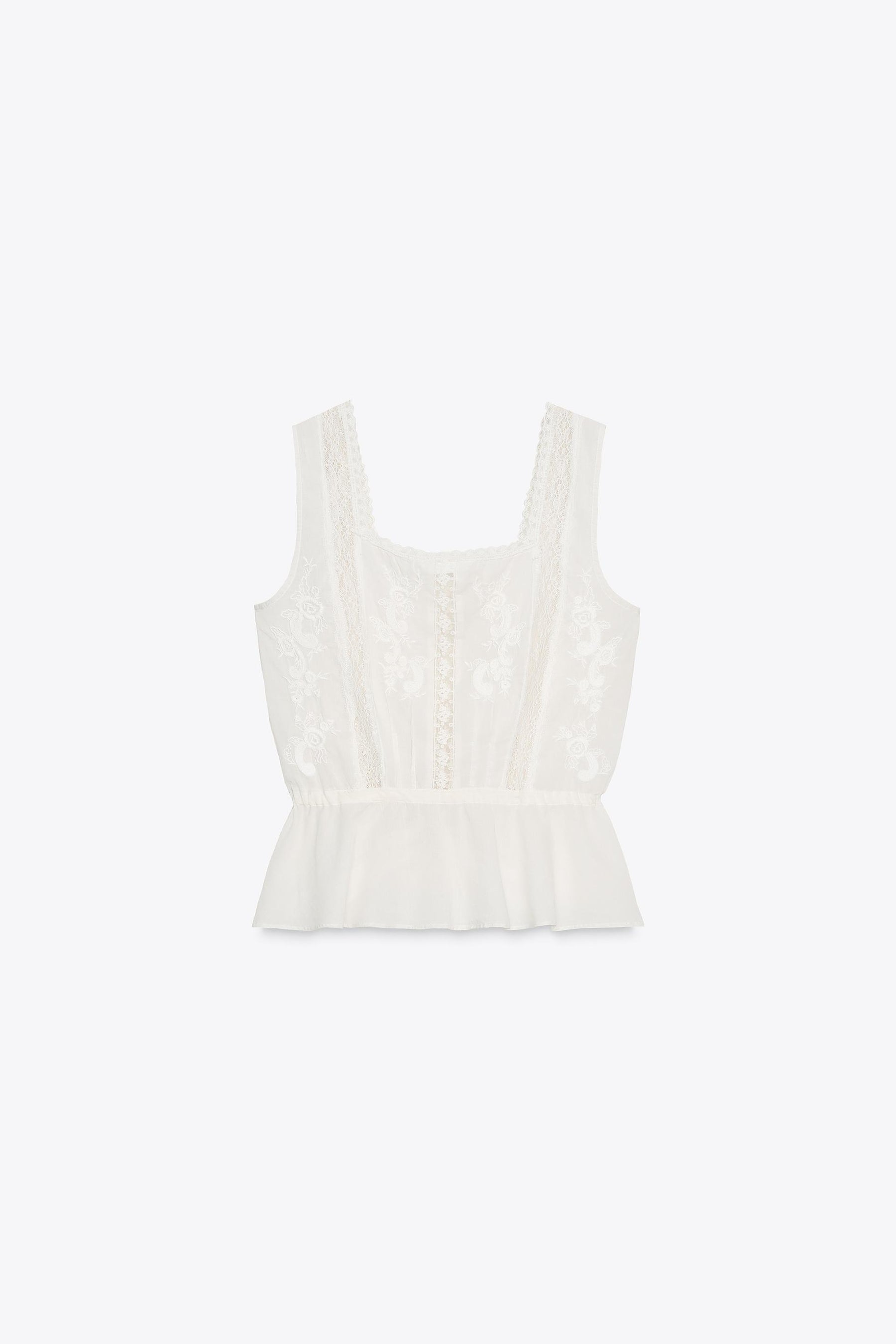 Lace camisole top