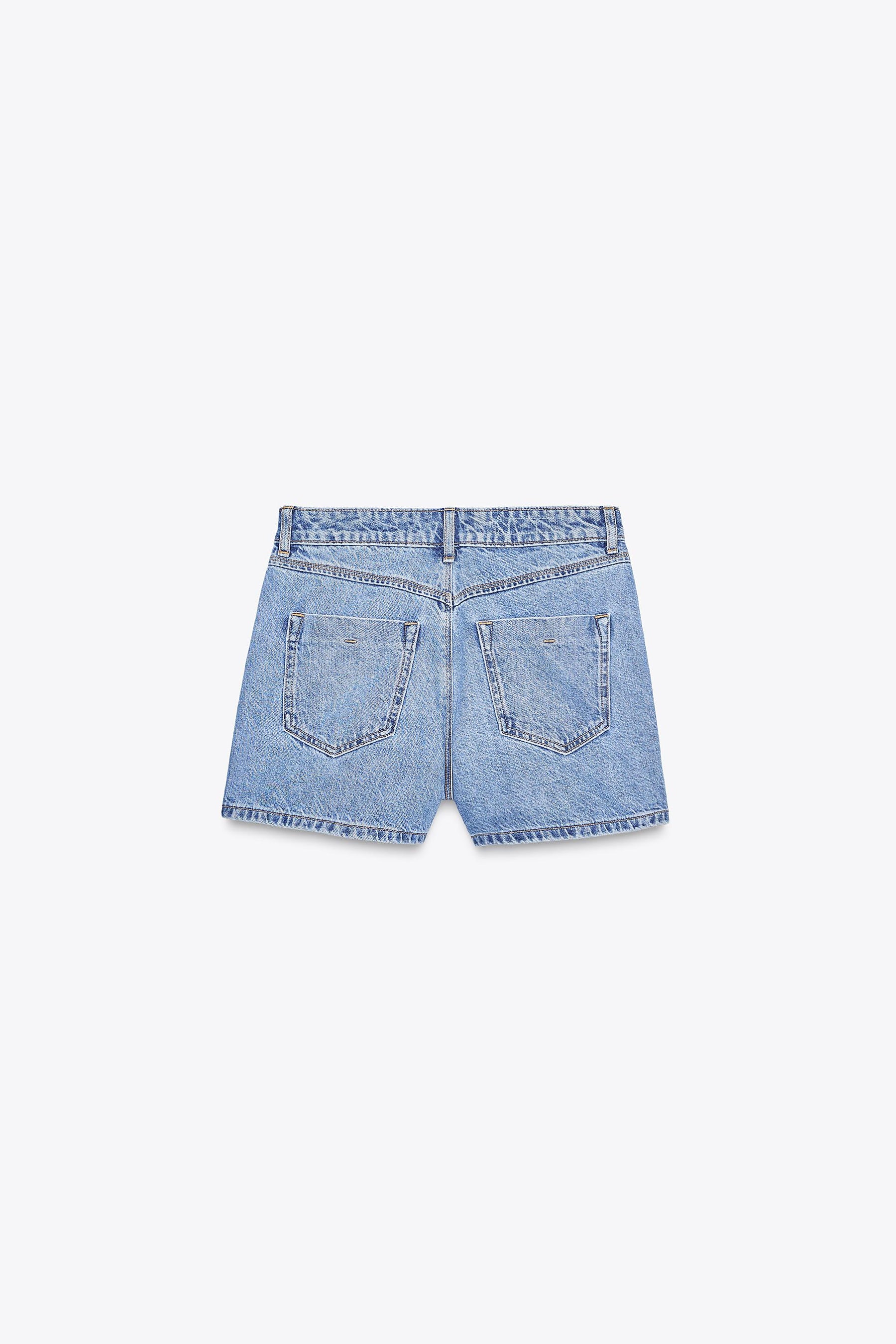 Wrap Denim Skort