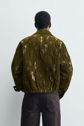 TEXTURED JACQUARD JACKET - Image 3