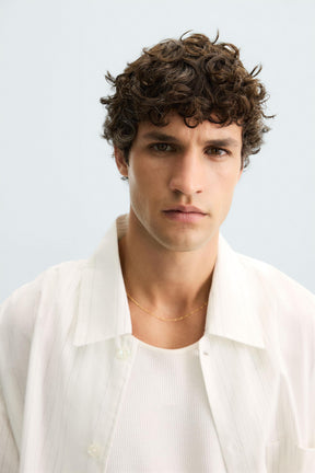 STRIPED TEXTURED SHIRT - Image 7