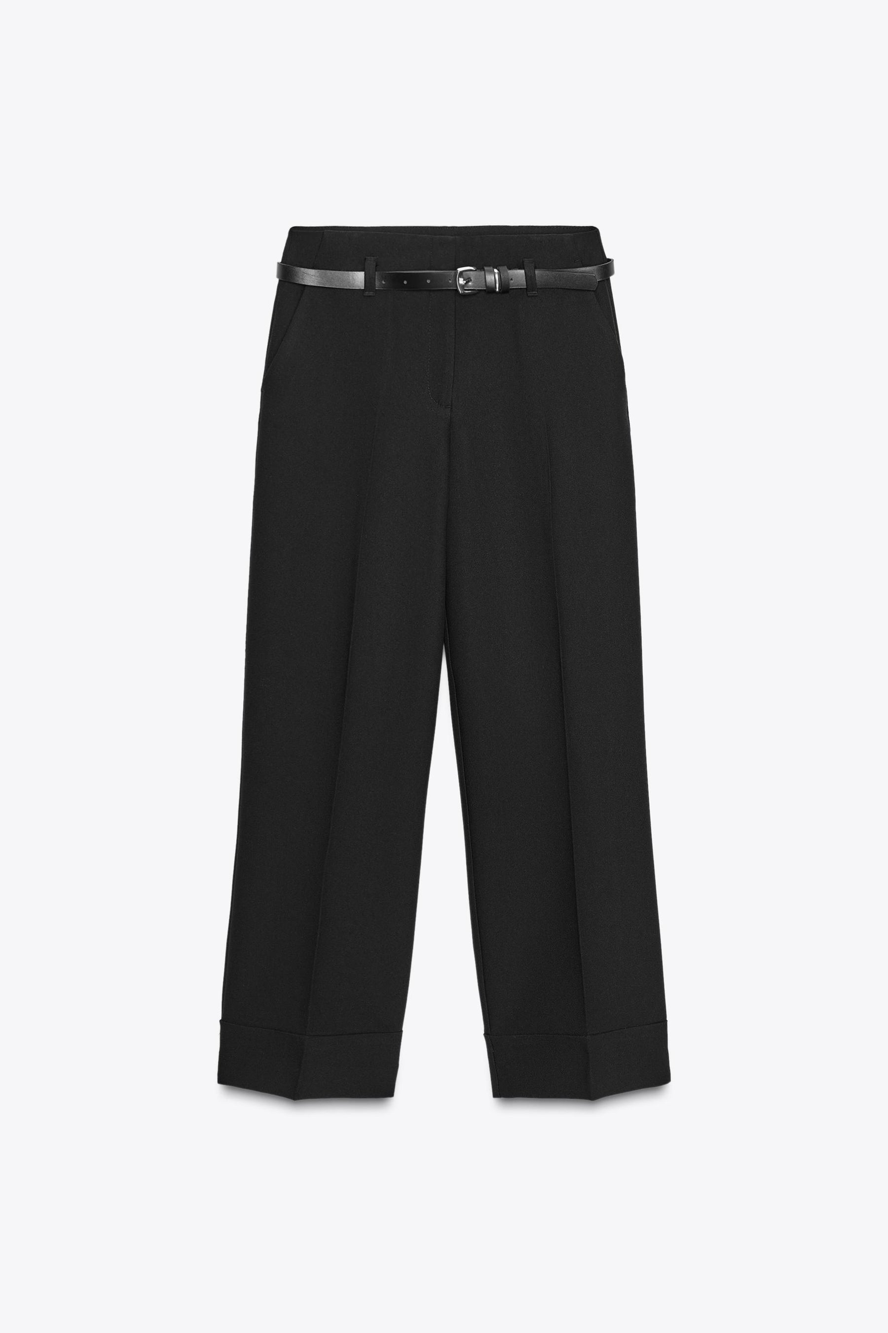 Turn-Up Hem Trousers
