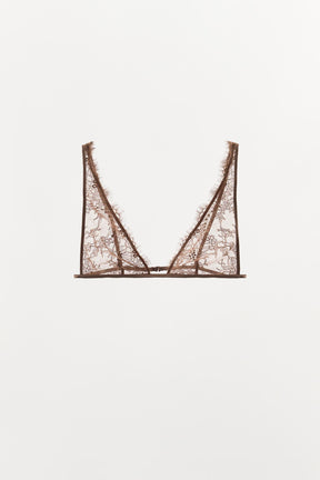 EMBROIDERED LACE BRALETTE
