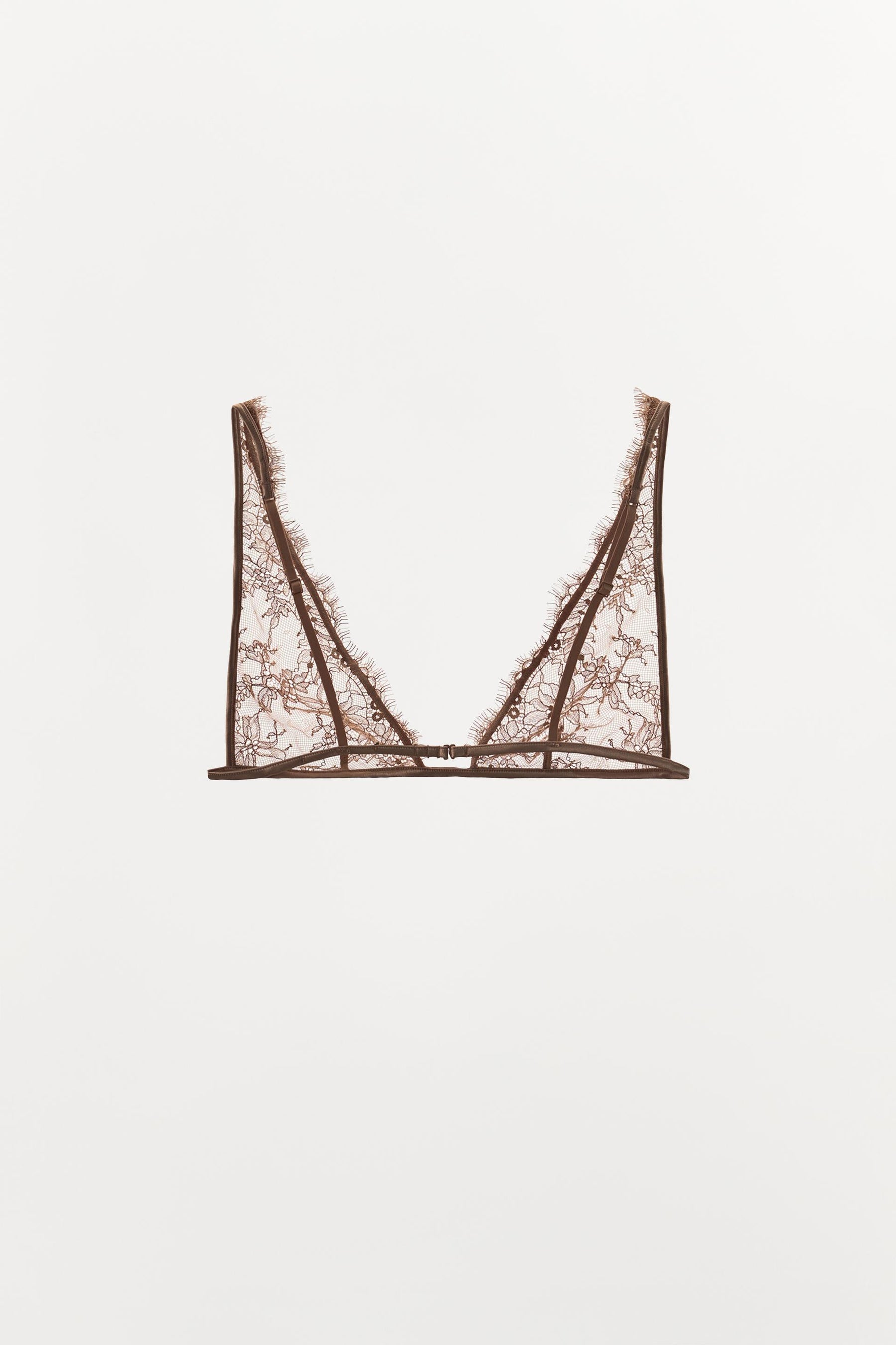 EMBROIDERED LACE BRALETTE