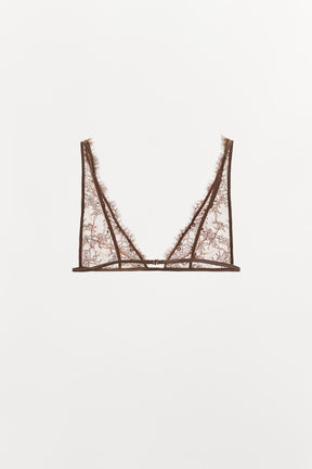 EMBROIDERED LACE BRALETTE