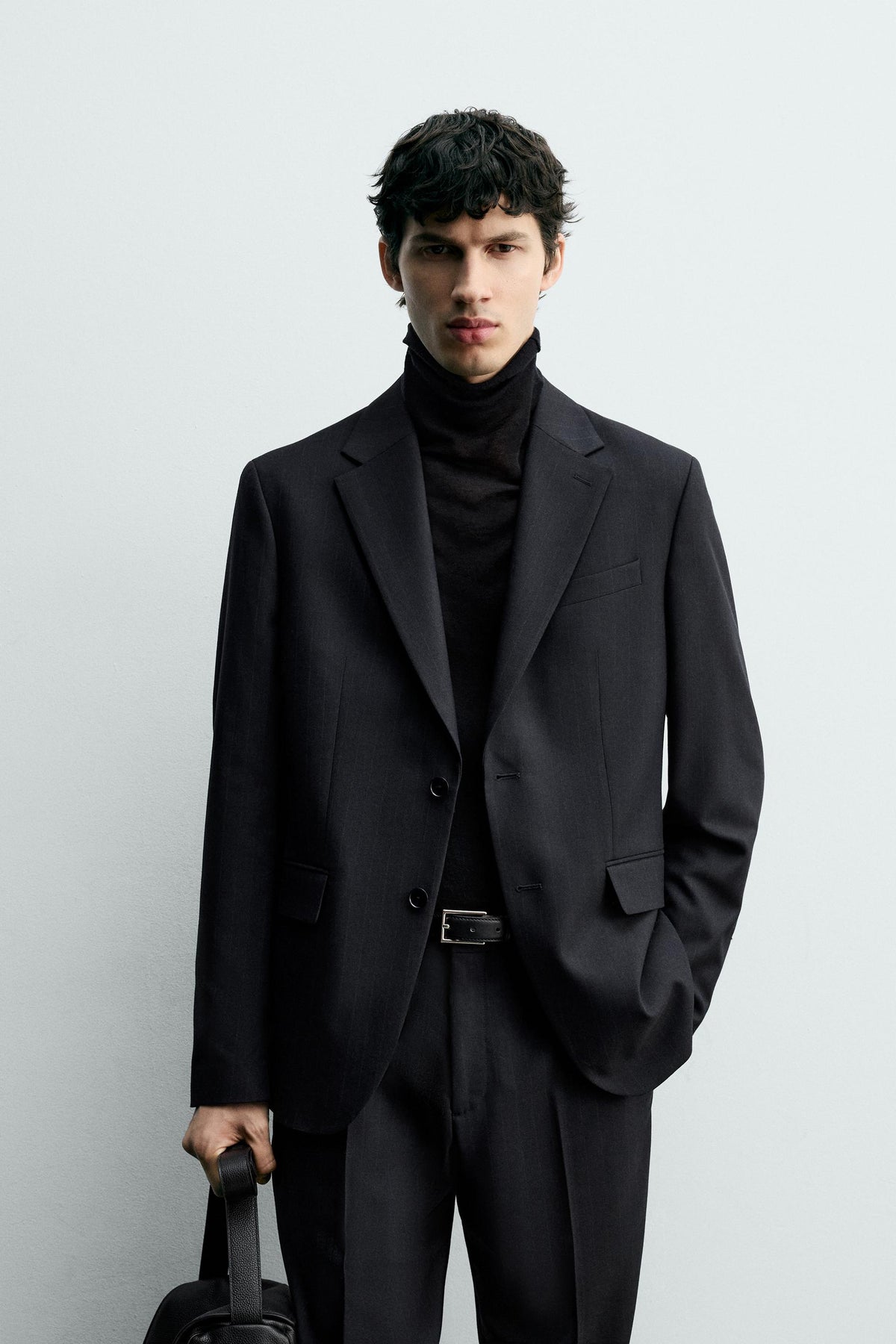 PINSTRIPE SUIT BLAZER - Image 2