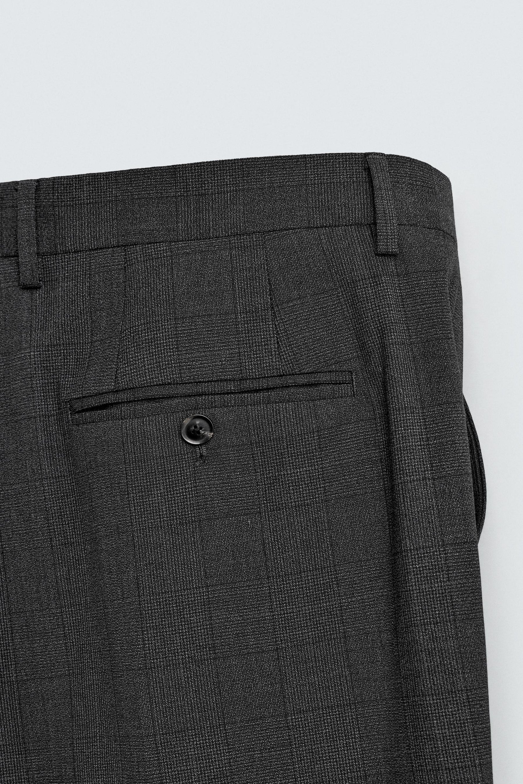 CHECK SUIT TROUSERS - Image 9