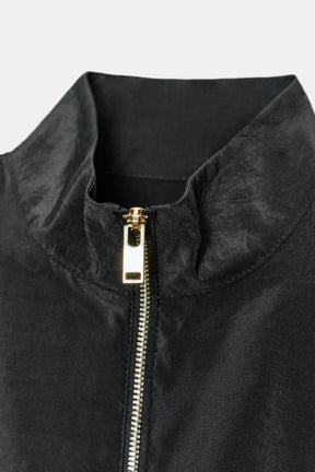 HIGH NECK BOMBER JACKET - Image 9