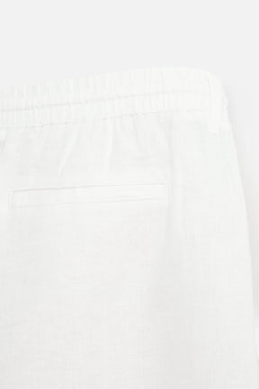 100% LINEN BERMUDA SHORTS - Image 9