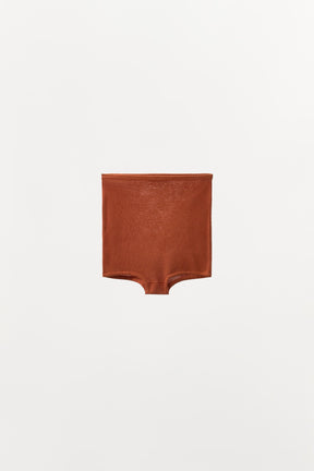 Seamless silk shorts