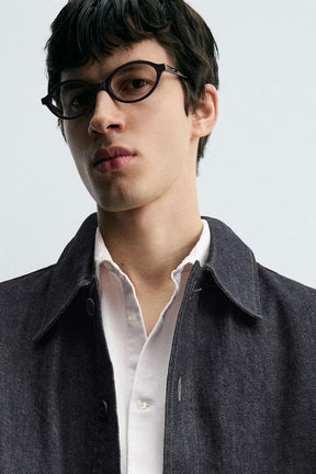 RELAXED FIT DENIM OVERSHIRT - Image 5