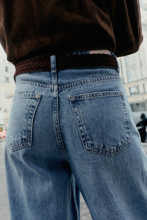 High-Waist Wide-Leg Jeans